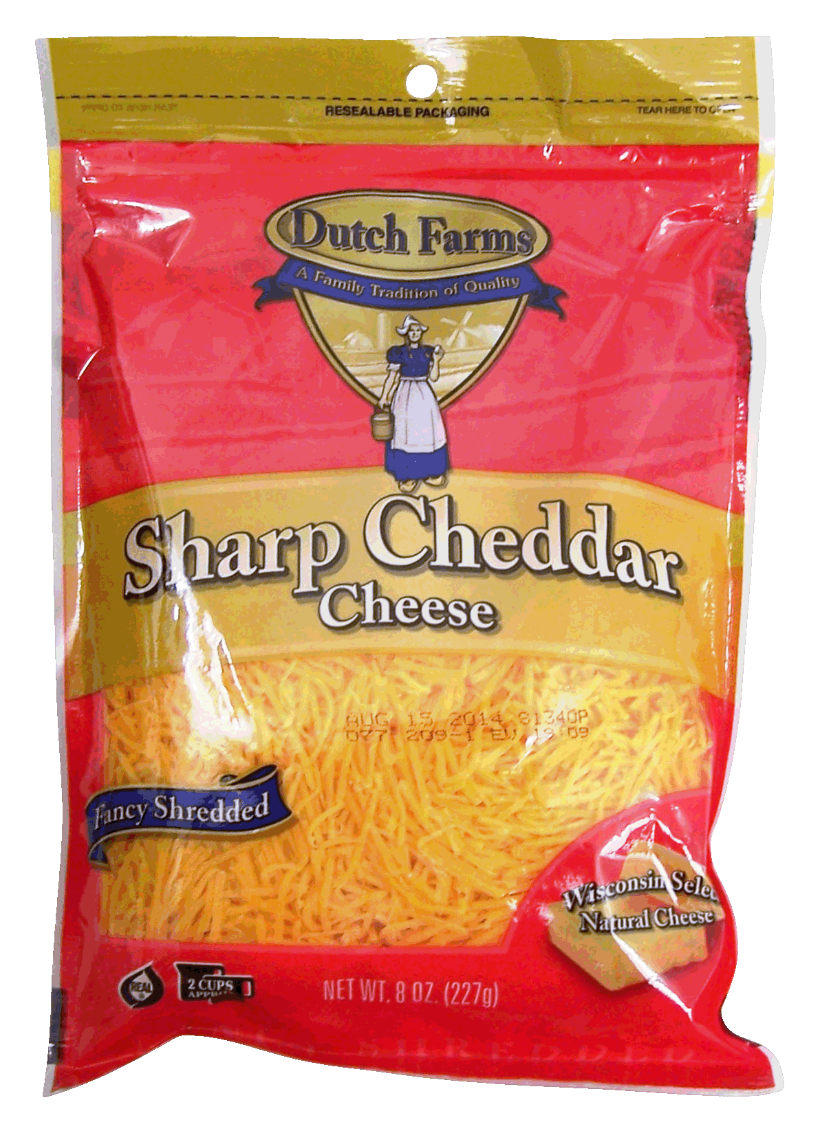 Dutch Farms  sharp cheddar cheese, fancy shredded Full-Size Picture